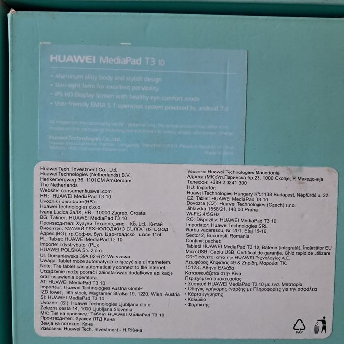 Tablet Huawei media pad t3 10