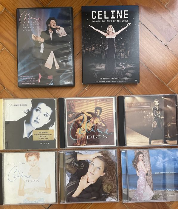 Cd’s e DVD’s musicais Celine Dion