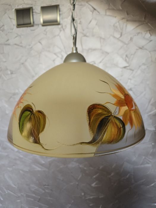 Lampa do kuchni malowany klosz