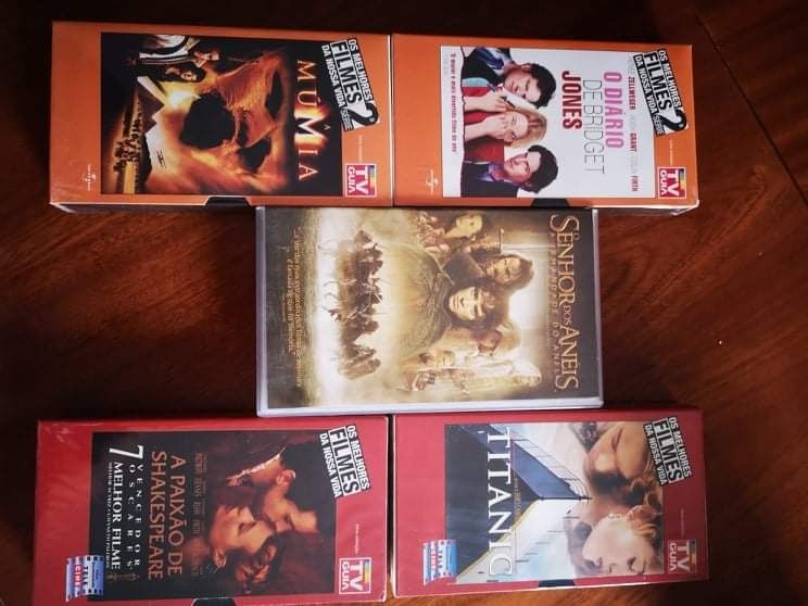 Cassetes VHS Novas