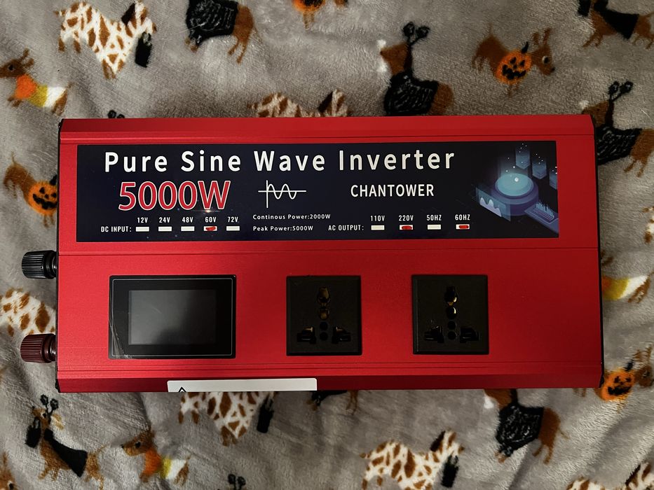 Інвертор постійного струму 60 В до змінного 5000 Вт