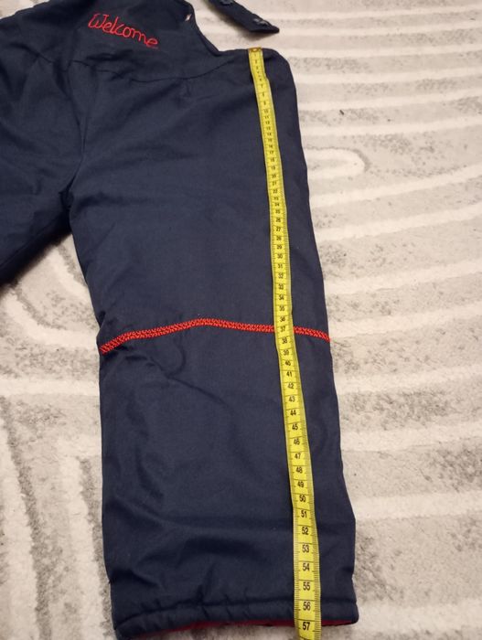 Spodnie na sanki, narty skafandrowe