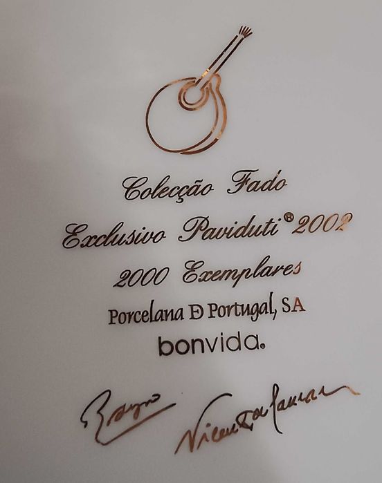 Serviço Jantar Porcelana Bonvida Coleção Fado
