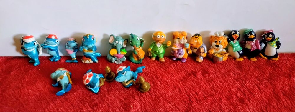 Figurki kolekcjonerskie z jajka z niespodzianką