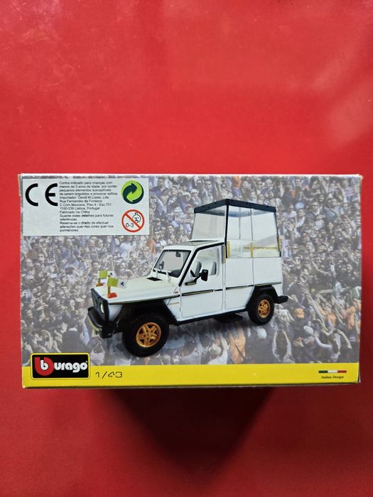Papamobile  Miniatura Mercedes Bens 230 GE