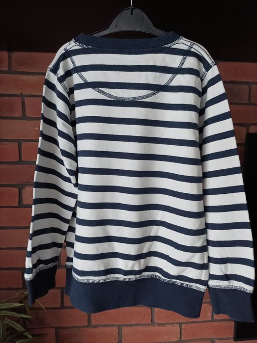 Bluza w paski BMX
Długość 50, szerokość pod pachami 40, długość rękawa