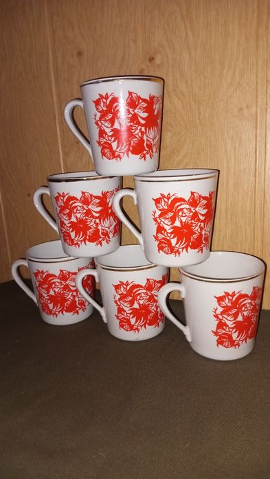 Чашки  ссср 6 шт, не пользовались