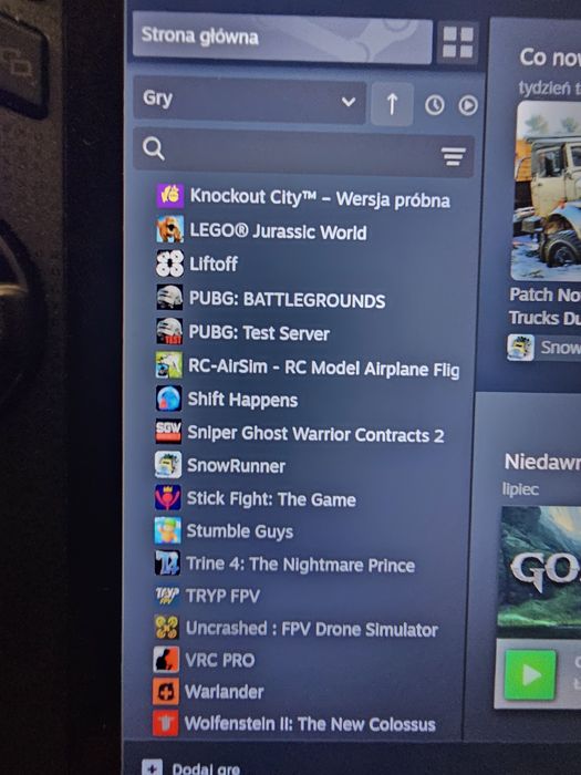 Konsola Assus rog ally x, komputer pc
