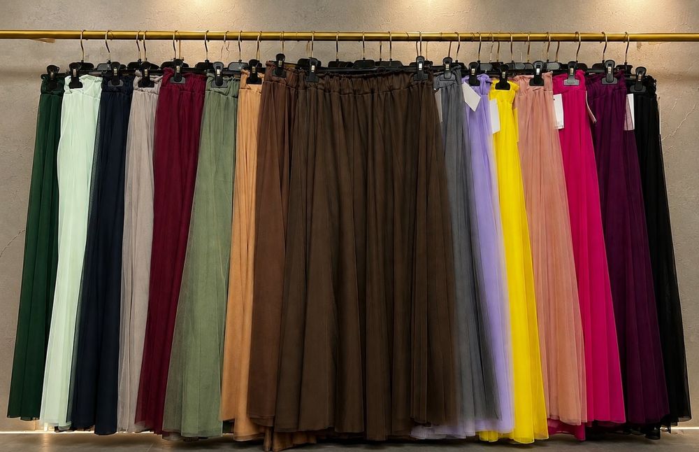 Spódnice maxi,tiul