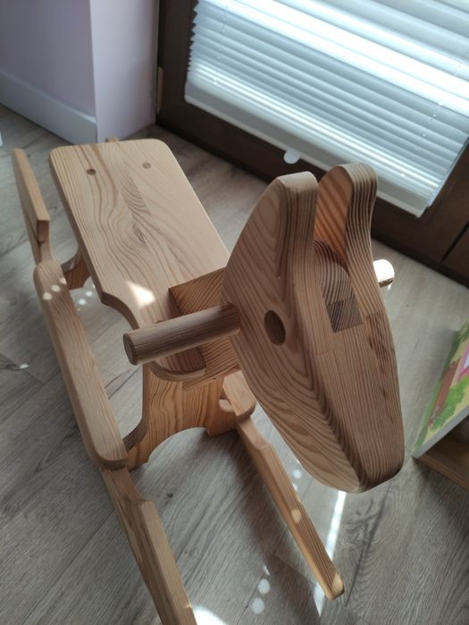Koń bujany drewniany stan bdb