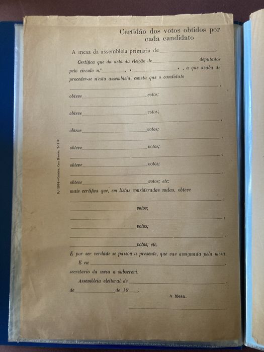 3 Certidões mesas de voto eleições legislativas 28 Ago 1910 Monarquia