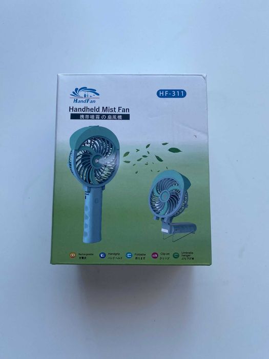 Wiatraczek Ręczny z Funkcją Mgiełki