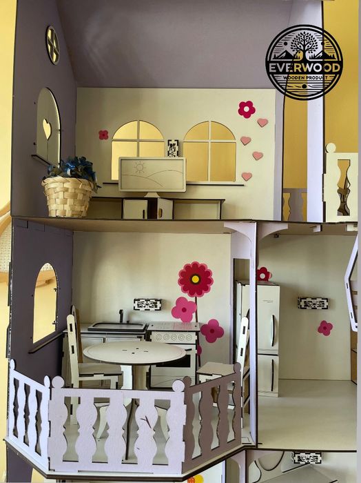 Новий! Ляльковий будинок для барбі | Будинок для ляльок