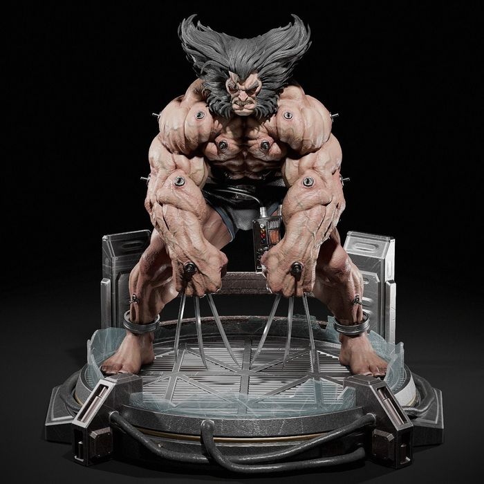 Figurka 3D  Wolverine– Fan Art, druk 16K