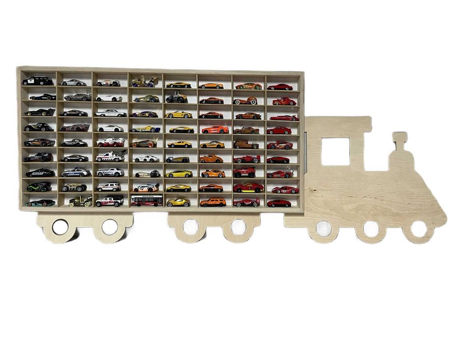 PÓŁKA regał KOPARKA na resoraki HOT WHEELS autka