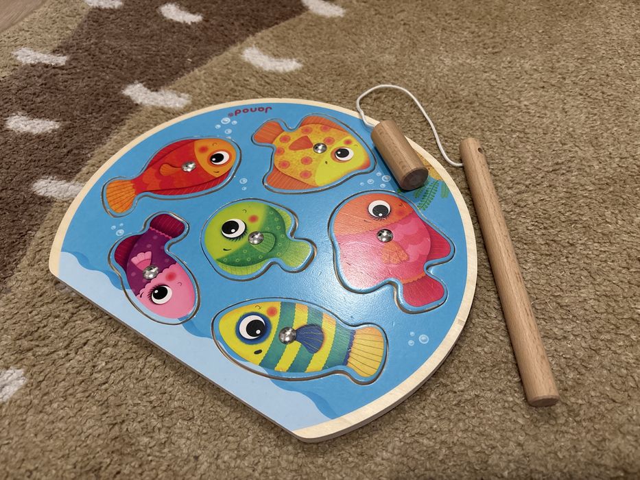 Janod Puzzle z magnesami Szybkie rybki z wędką