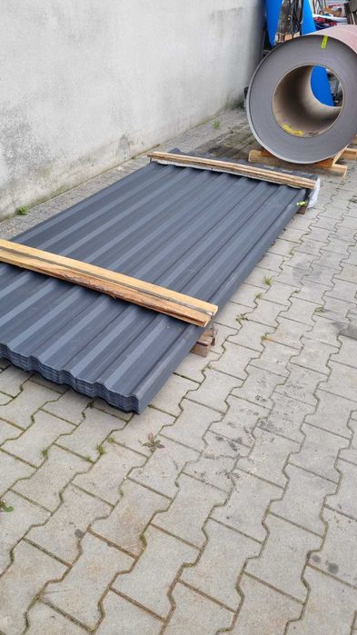 BLACHA trapezowa na wymiar profile T7 T18 8017 alucynk antracyt kolory