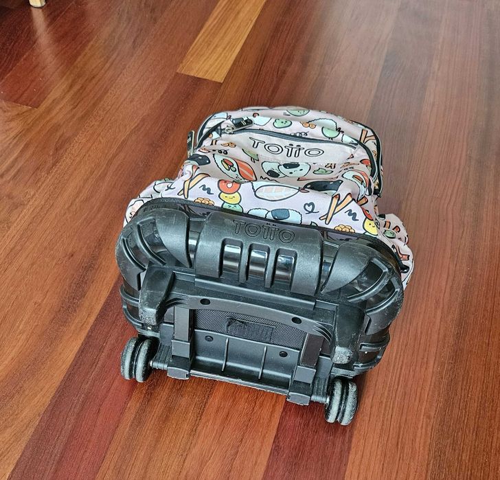 Mochila Trolley Escolar Infantil + Lancheira TOTTO