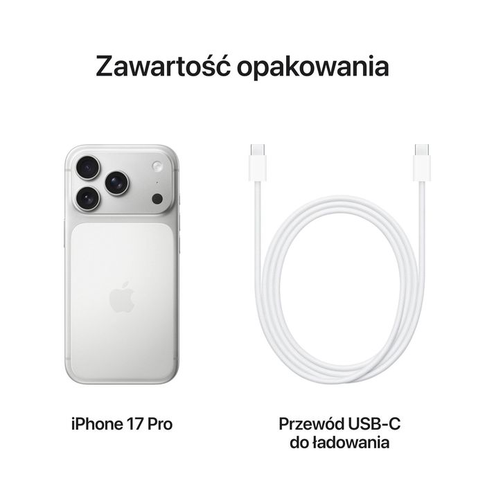 iPhone 17 Pro 256GB Srebrny Polska Dystrybucja