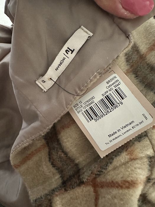 Nowa spódniczka w kratkę TU rozmiar 40