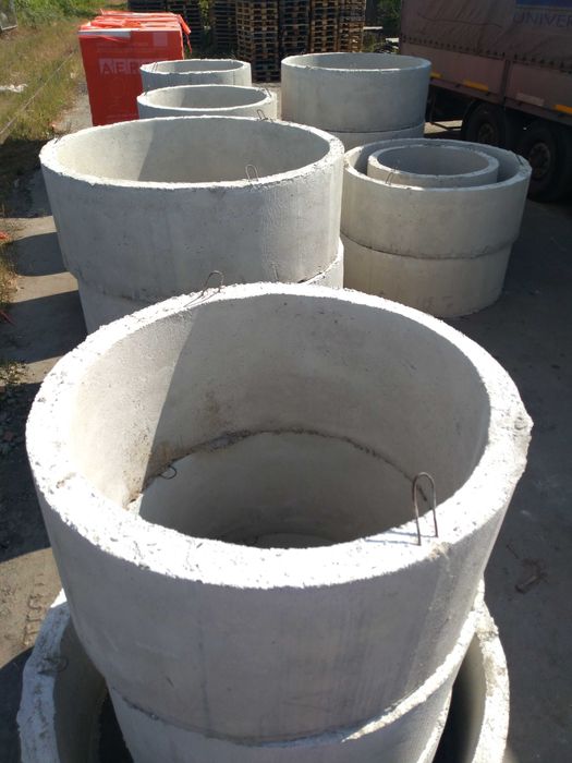 Армованні круги бетонні, кільця, кришки.