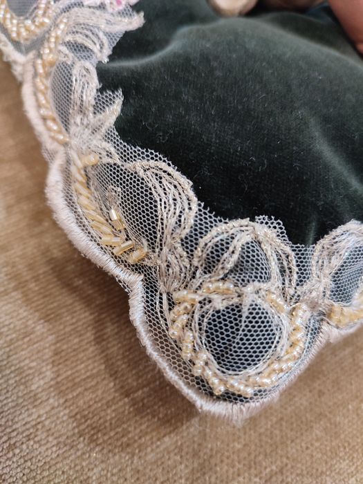 Almofadinha decorativa para colocar menino Jesus