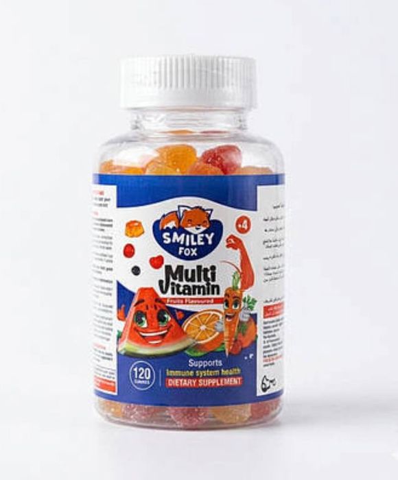 Дитячі мультивітаміни Smiley Fox Multi Vitamin, 120 жувальних цукерок (оригінальні з Єгипету)