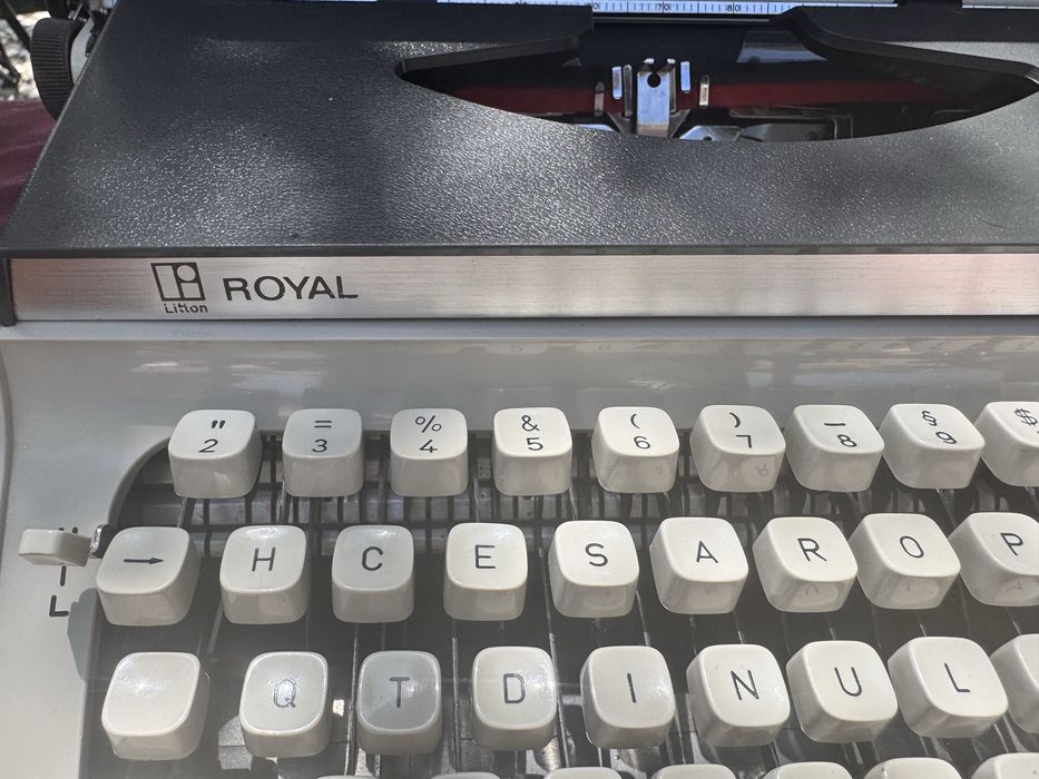 Vintage Maquina Escrever Royal 290
