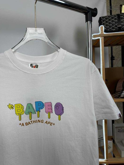 Футболка A Bathing Ape "IceCream" | Бавовняна Тішка Bape | Стрітвір