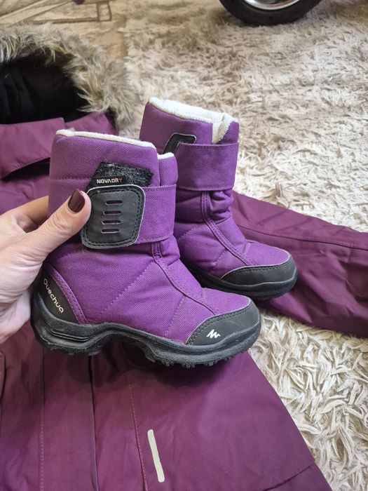 Ботинки сапожки quechua waterproof stratermic 28