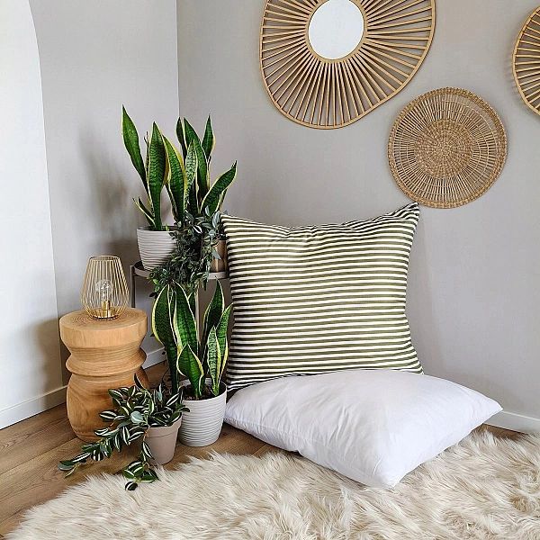 POSZEWKA 70x80 na poduszkę DEKORACYJNA pościelowa Eusebia Home w pasy