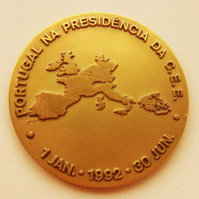 Medalha Bronze Portugal na Presidencia da C.E.E.
