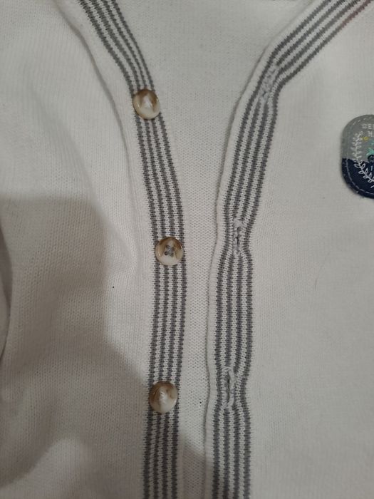 Casaco de malha bebé 6-9 meses