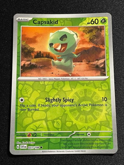 Carta Pokémon Capsakid 27/198 Scarlet & Violet