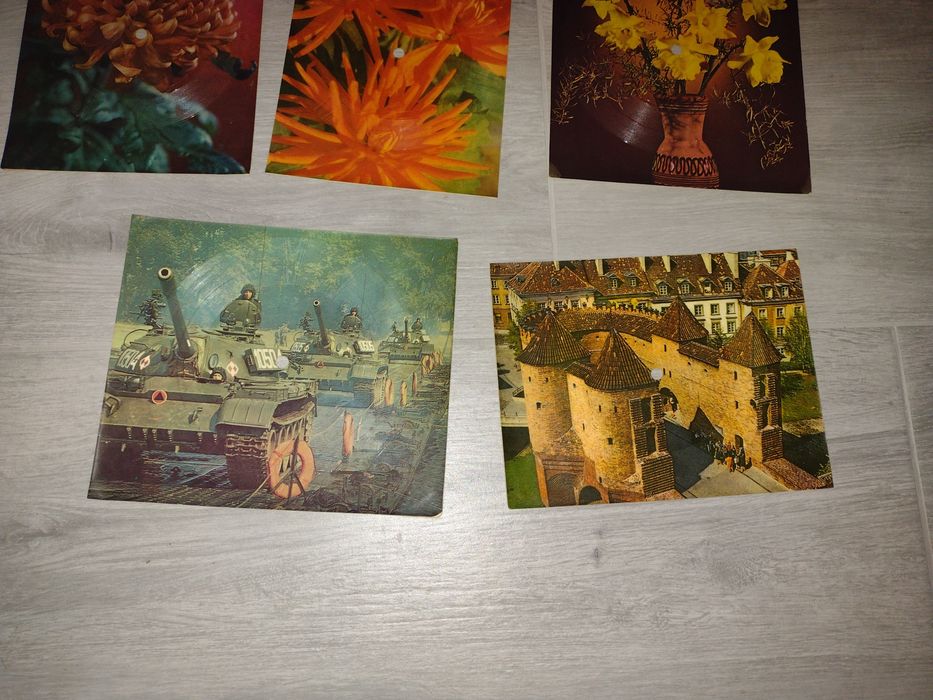 Stare pocztówki muzyczne dźwiękowe PRL lata '70