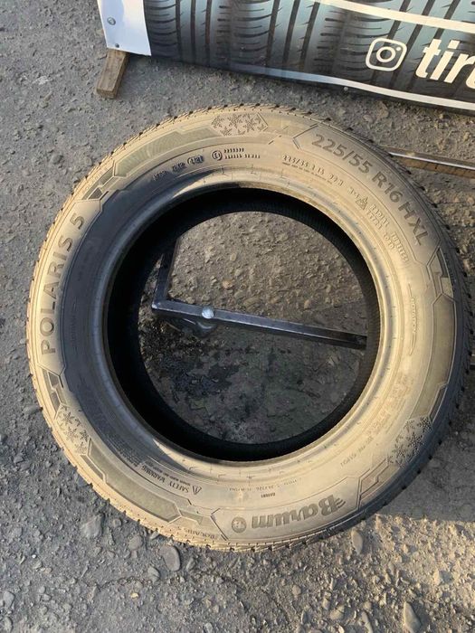 Шини 225/55 R16 пара Barum зима, 6,8мм, 2021р