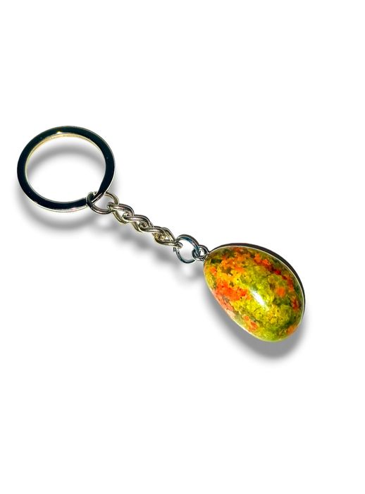 UNAKIT brelok naturalny minerał kamień breloczek