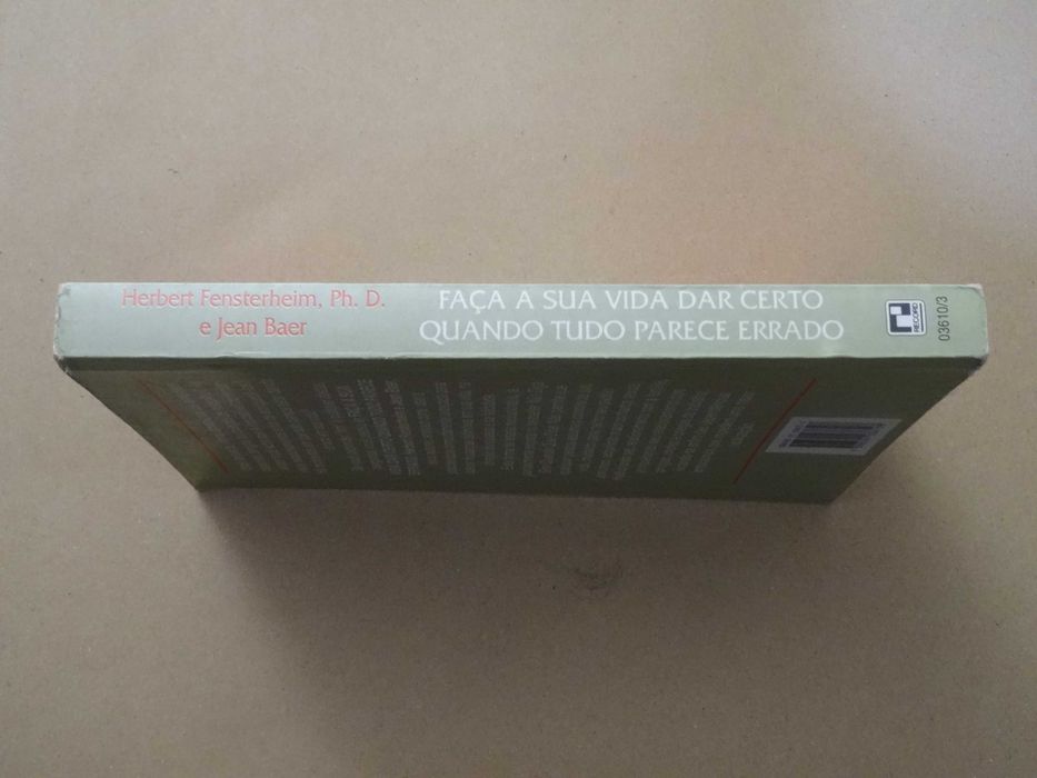 Faça a Sua Vida Dar Certo, Quando Tudo Parece Errado de Herbert Fenst.