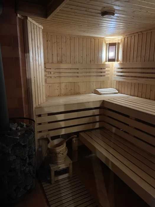 99 Дом сруб с теплым бассейном и баней мангал  Теремки Чабаны