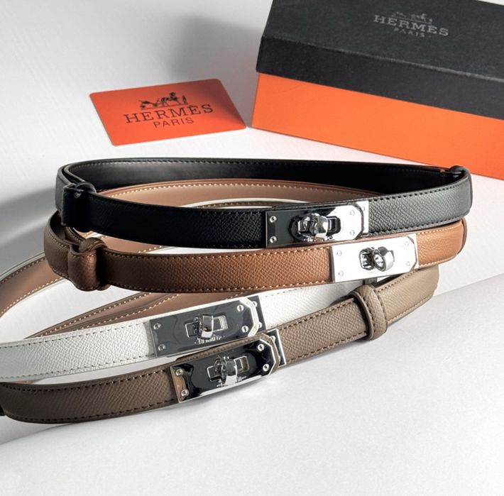 Жіночий шкіряний ремінь Hermes