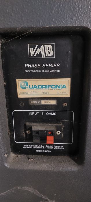 Coluna vmb 8 Ohms