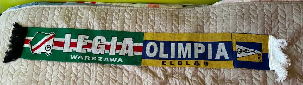 Szalik zgodowy Legia Warszawa Olimpia Elbląg