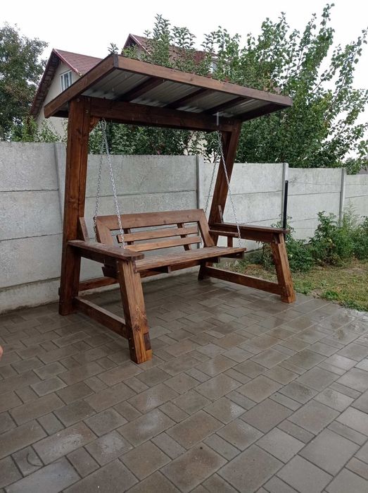 Садові меблі, гойдалки,качелі, альтанки, тераси, зони мангалу, перголи
