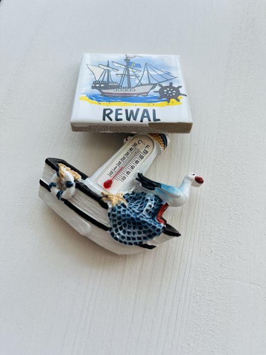 Magnesy Na lodówkę Rewal i latarnia morska