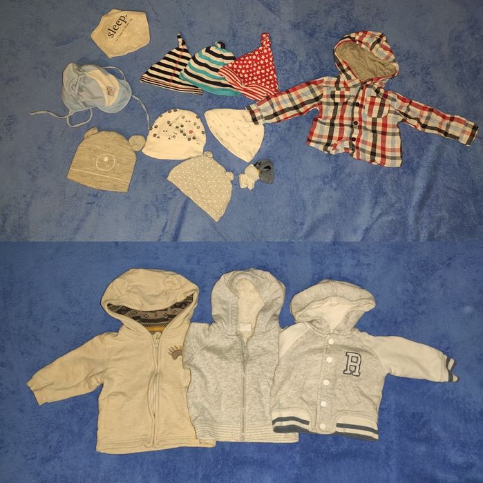 Paka ubrań dla chłopca rozmiar 68 (ok.90sztuk)