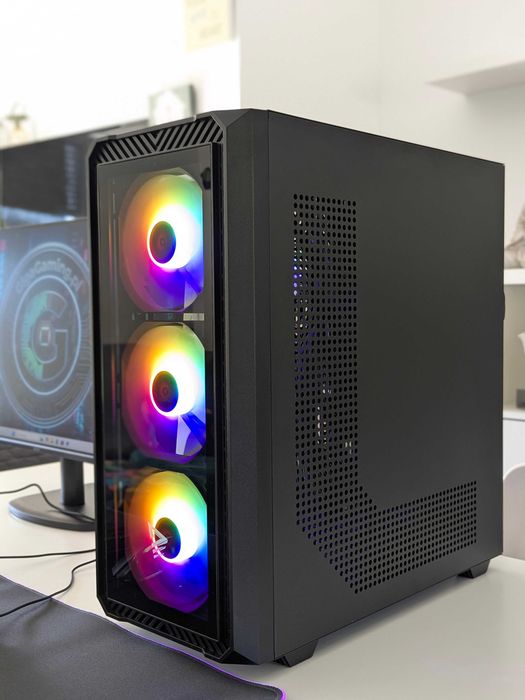 Komputer gamingowy do gier Ryzen / 16GB RAM / karta graficzna RTX 3070 8GB / SSD oświetlenie LED gwarancja