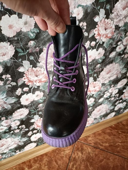 Kozaki sztyblety glany dziewczęce rozm 34