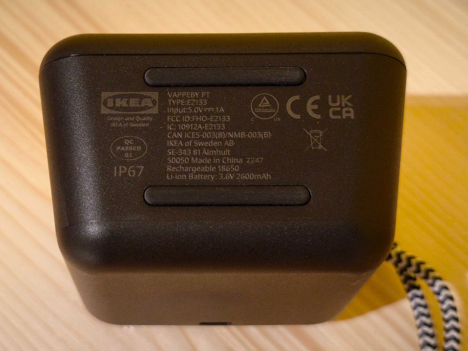 Coluna bluetooth IKEA Vapebby (como nova)
