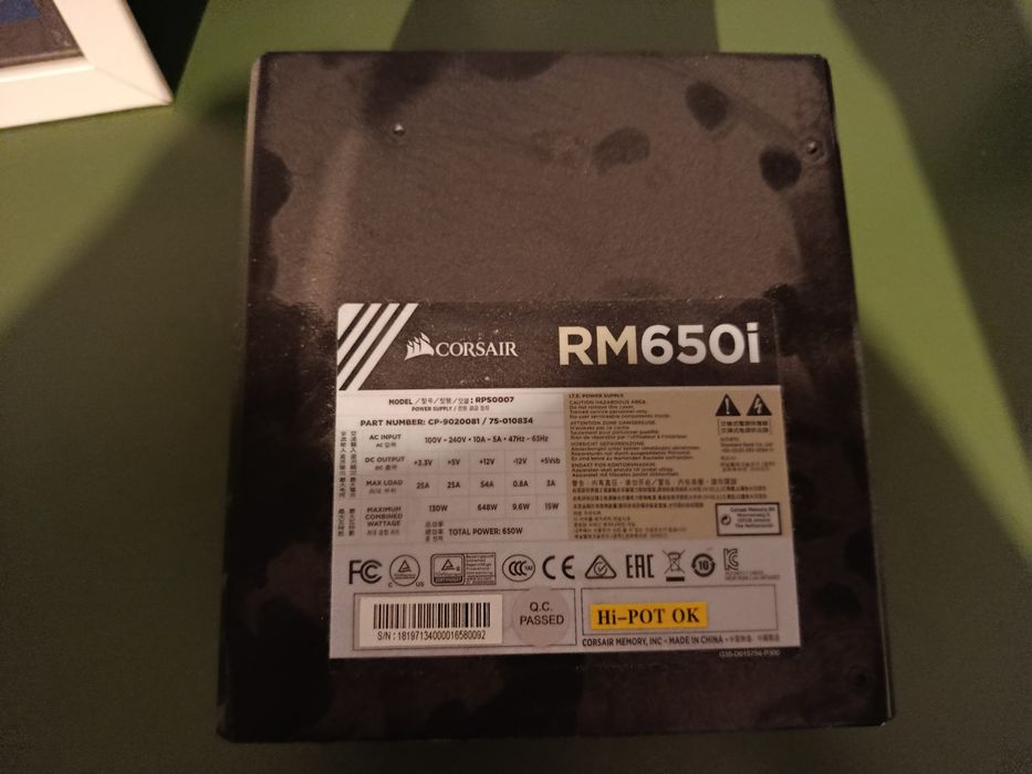 Zasilacz Corsair RM650i