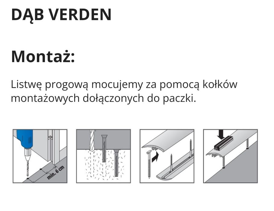 Listwa Imar PCV 30 x 2 dł. 180cm